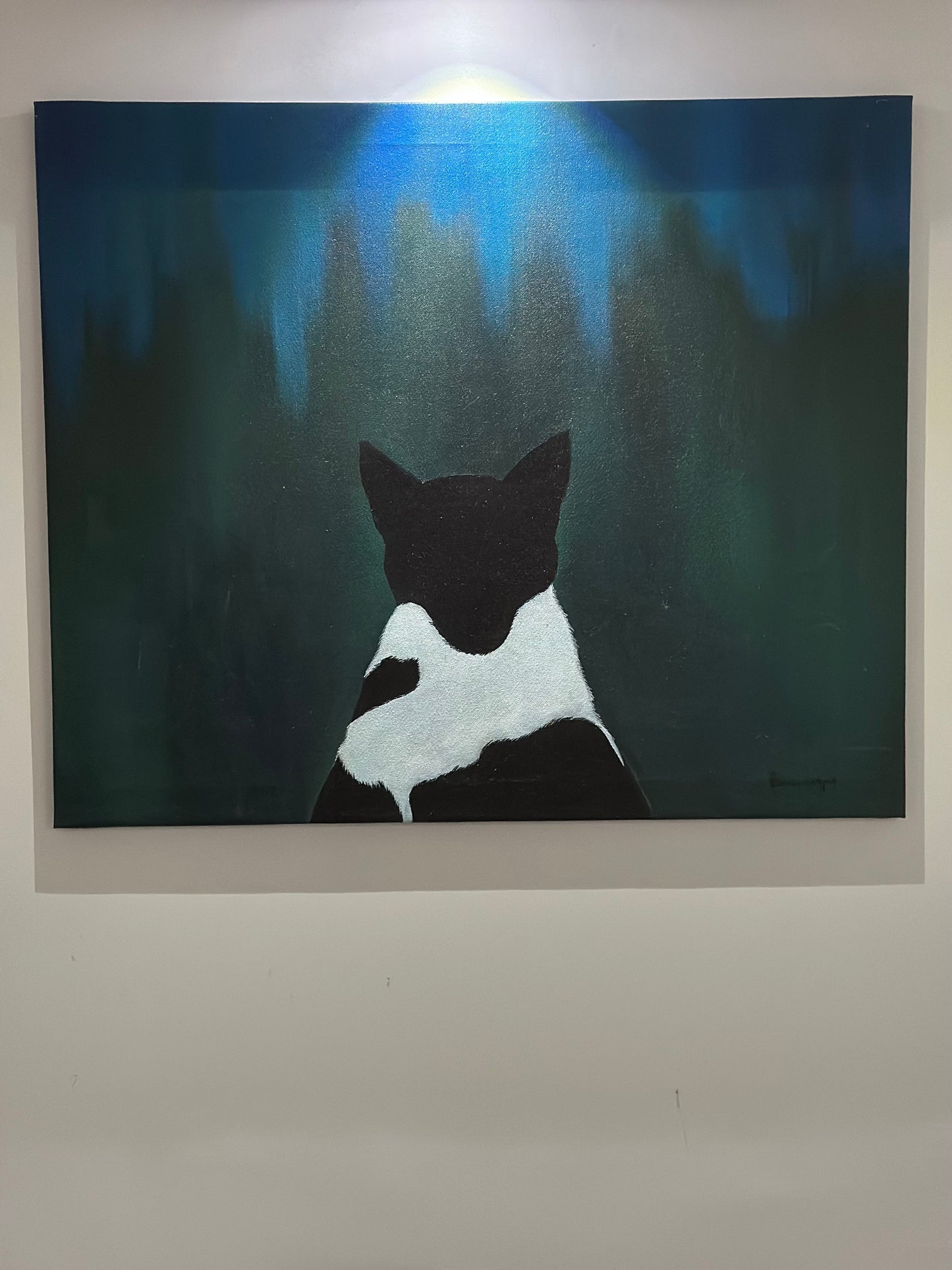 ALONE - ACRYLIC PAINTING IN CANVAS