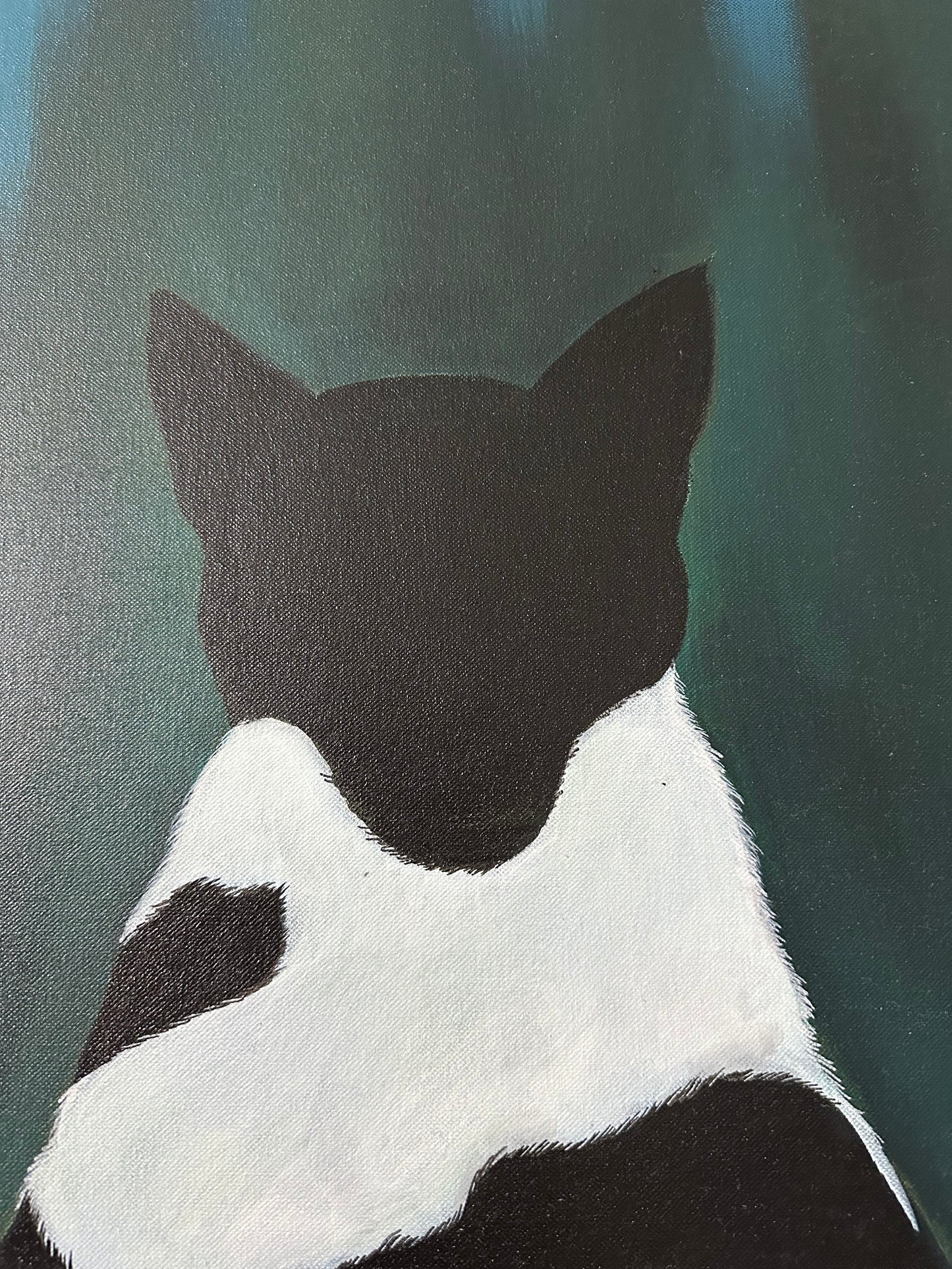 ALONE - ACRYLIC PAINTING IN CANVAS
