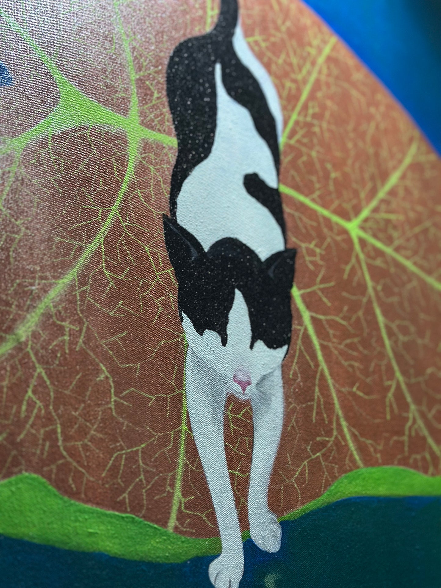 ALONE - ACRYLIC PAINTING IN CANVAS