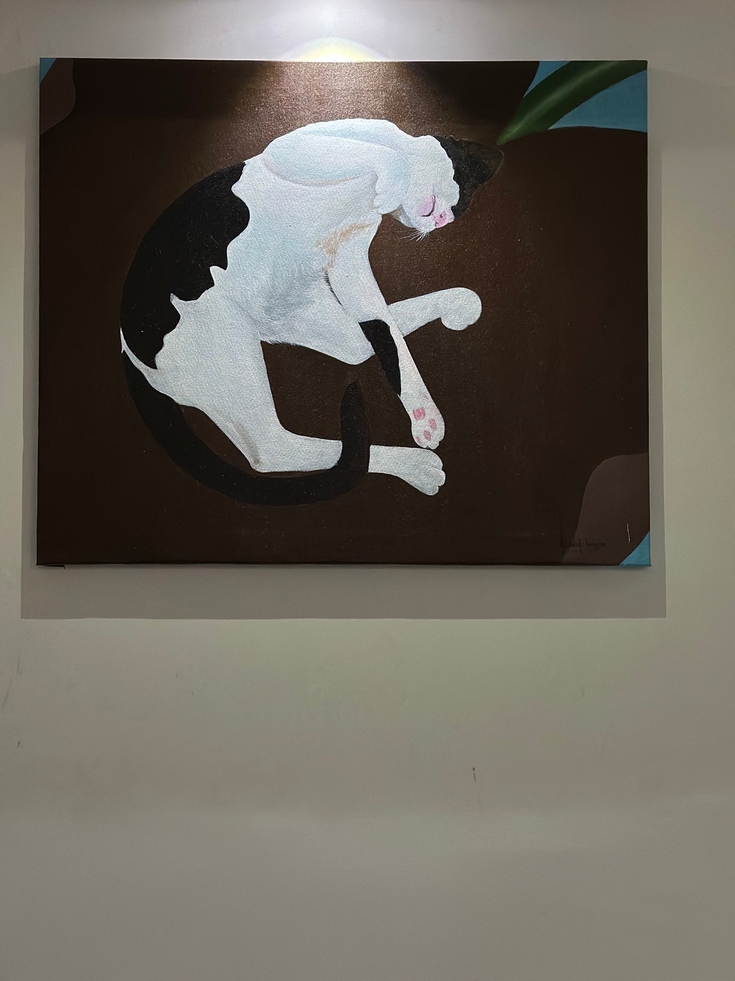 ALONE - ACRYLIC PAINTING IN CANVAS