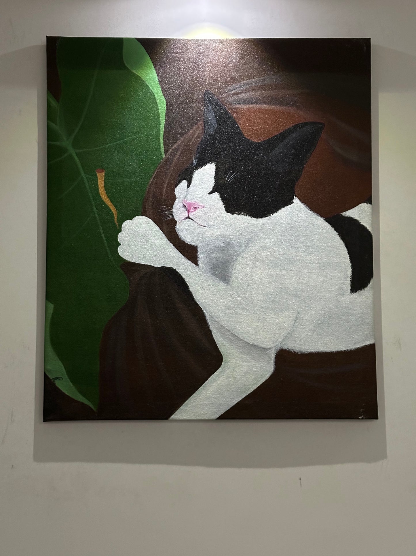 ALONE - ACRYLIC PAINTING IN CANVAS