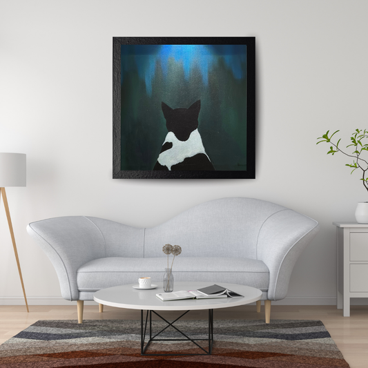 ALONE - ACRYLIC PAINTING IN CANVAS