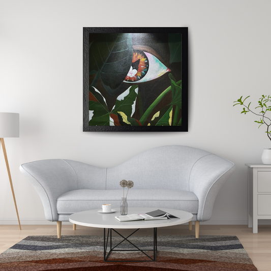 ALONE - ACRYLIC PAINTING IN CANVAS