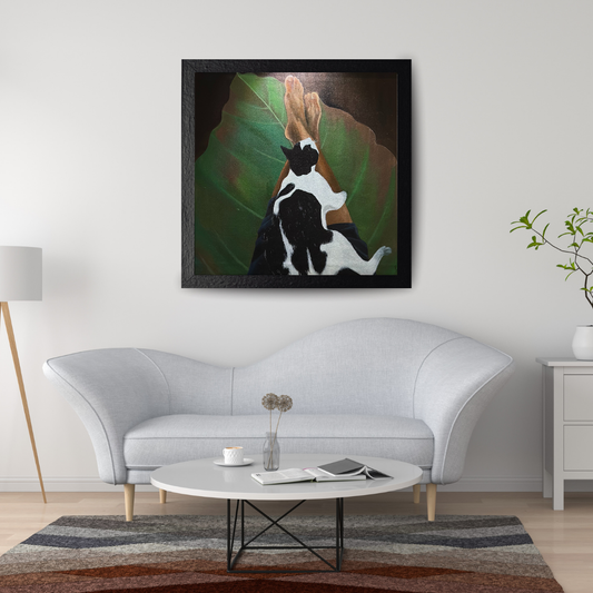 ALONE - ACRYLIC PAINTING IN CANVAS
