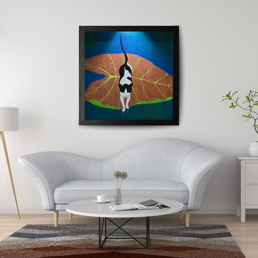 ALONE - ACRYLIC PAINTING IN CANVAS