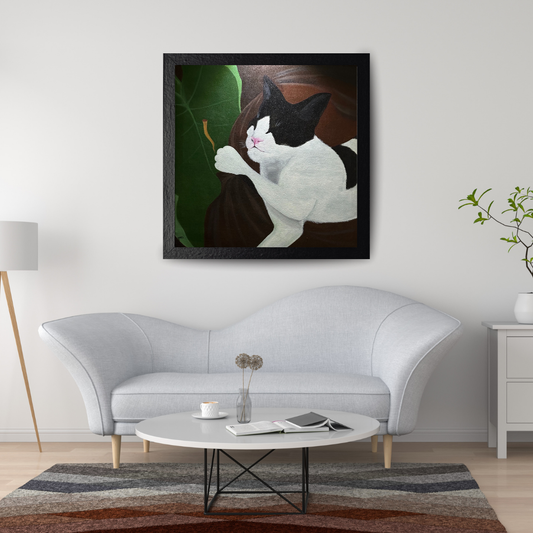 ALONE - ACRYLIC PAINTING IN CANVAS