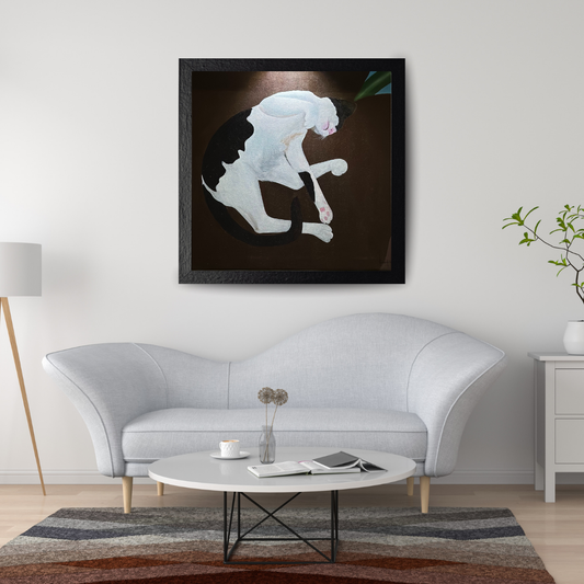 ALONE - ACRYLIC PAINTING IN CANVAS