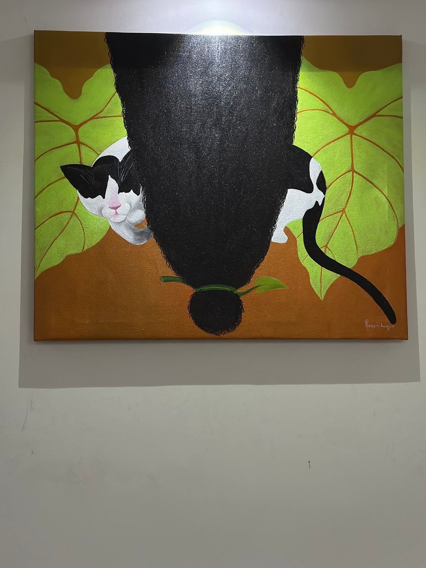 ALONE - ACRYLIC PAINTING IN CANVAS